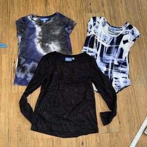 simply vera wang tops Lot Of 3 Women's Size Petite Small Colorful Lightweight I